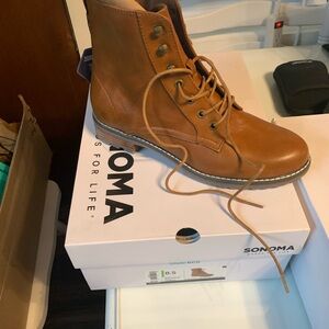 Sonoma Men's Tan Leather Boots